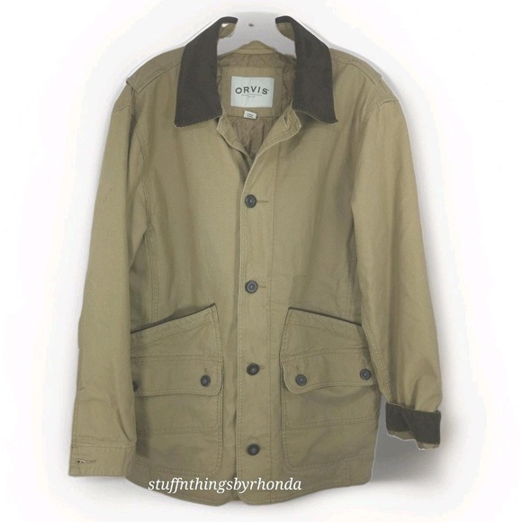 Orvis Other - Orvis Classic Collection Field Coat Brown Barn Quilted Hunting Jacket Mens Med